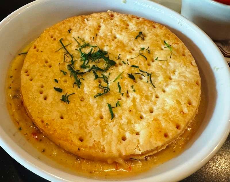 Chicken potpie at Beasley's Chicken + Honey in Raleigh - nctriangledining.com