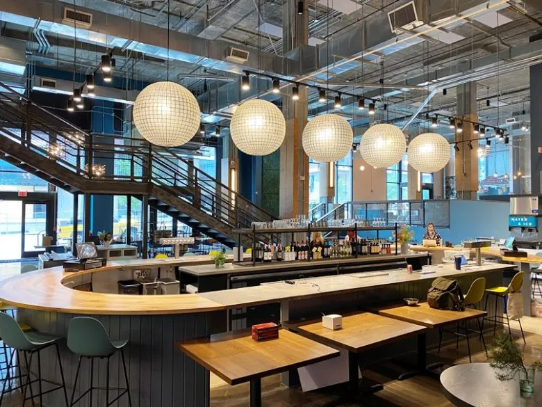 Bar at Durham Food Hall in Durham, NC - nctriangledining.com
