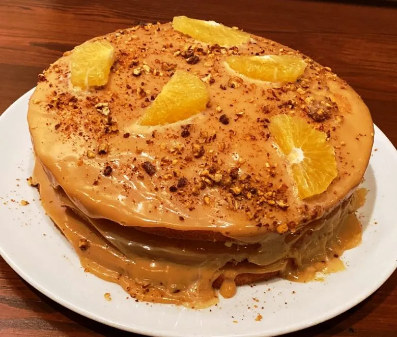 Dulce de leche layer cake at the Chef and the Farmer in Kinston, NC - nctriangledining.com