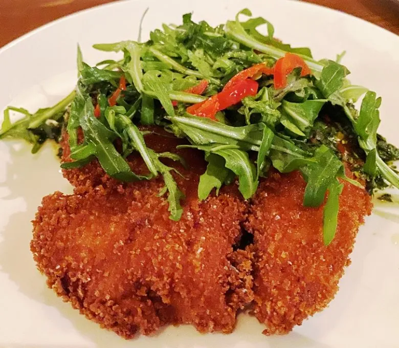 Turkey milanese at the Chef and the Farmer in Kinston, NC - nctriangledining.com
