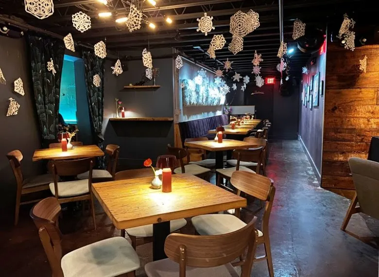 Lounge area at Kingfisher Bar in Durham - nctriangledining.com