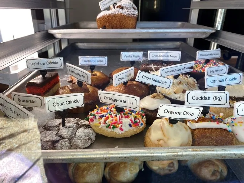 Cookie assortment at Utica Bakery in Apex - nctriangledining.com