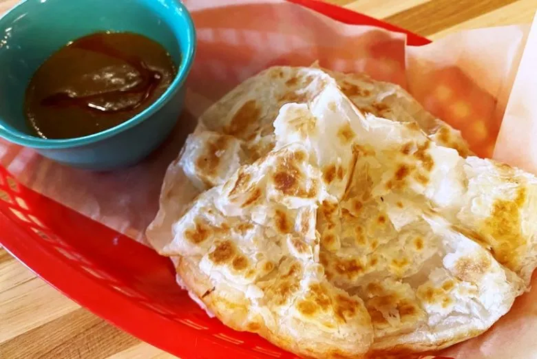 Amazing roti canai at Hawkers Asian Street Fare in Chapel Hill - nctriangledining.com