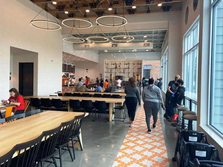 Dining area at Prime Barbecue in Knightdale - nctriangledining.com