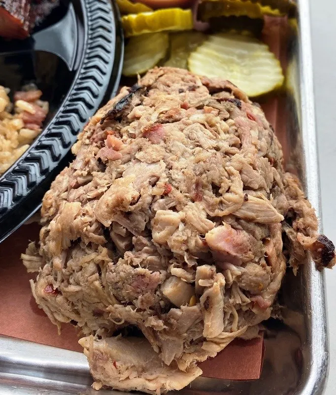 Lechon (Cuban roasted pork) at Prime Barbecue in Knightdale - nctriangledining.com