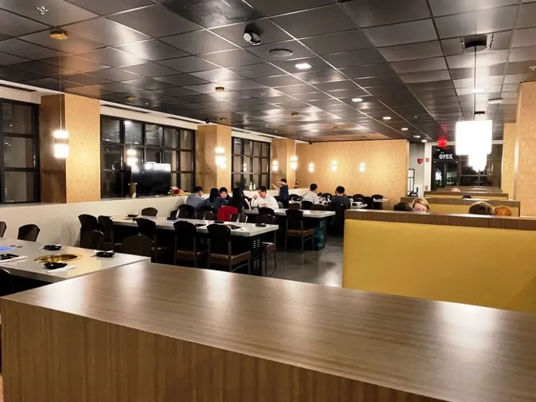 Dining room at Seol Grille in Cary - nctriangledining.com