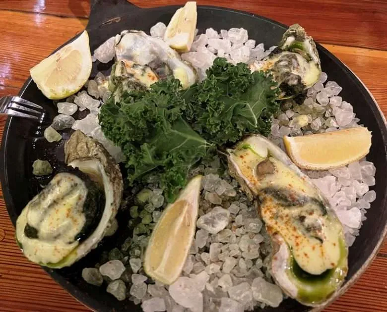 Oysters Rockefeller at Angus Barn in Raleigh - nctriangledining.com
