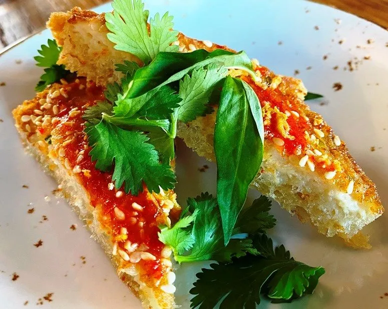 Thai shrimp toast at LuLu Bang Bang in RTP - nctriangledining.com