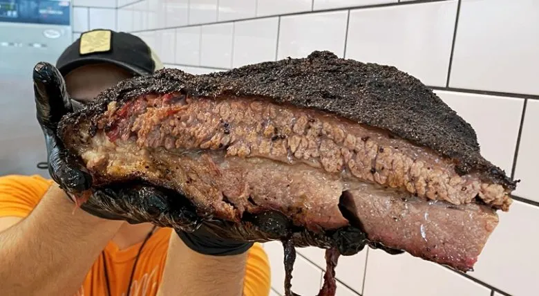 Juicy beef brisket at Prime Barbecue in Knightdale - nctriangledining.com