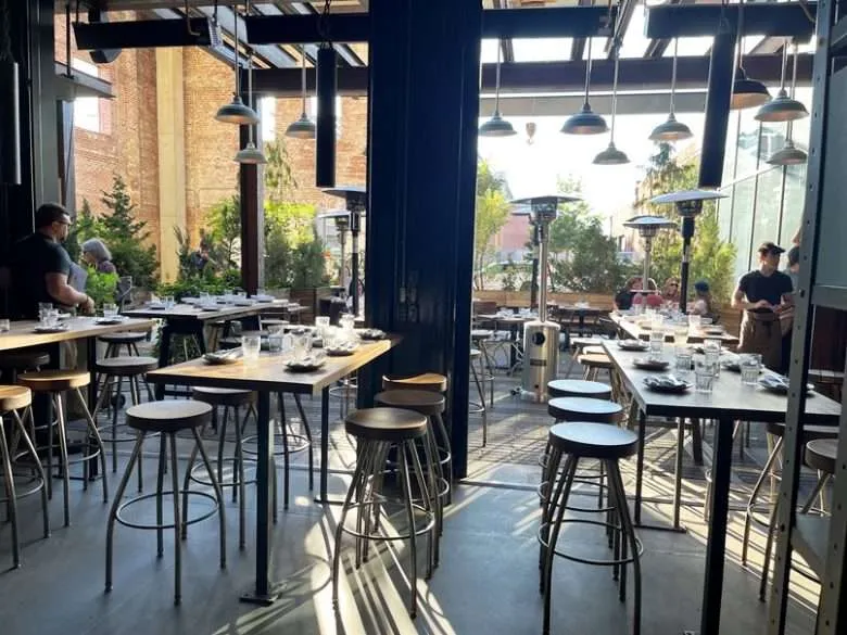 Front room seating at Barcelona Wine Bar, Raleigh - nctriangledining.com