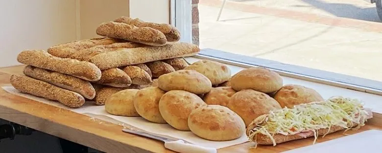 Fresh-baked bread at Ideal's Sandwiches and Groceries, Durham - nctriangledining.com