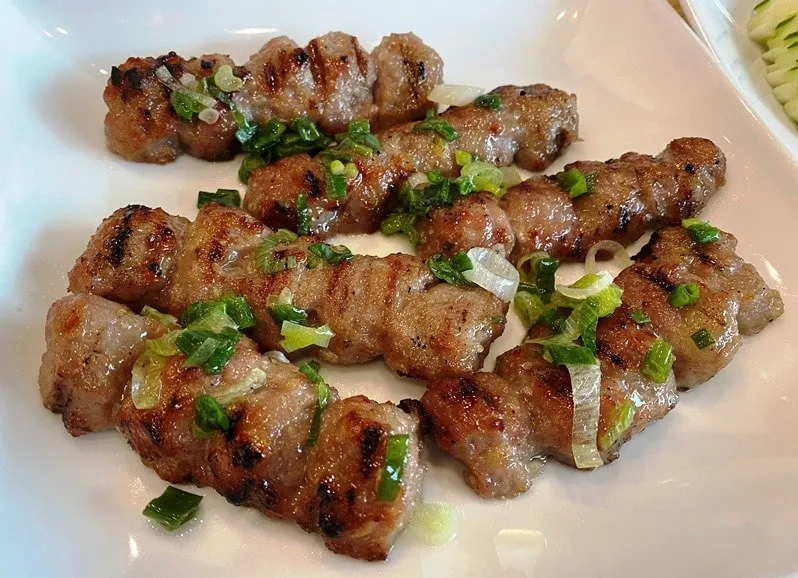 Grilled pork meatball at No. 1 Pho in Cary - nctriangledining.com