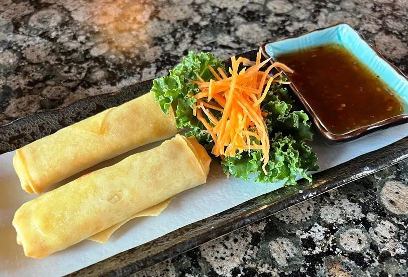 Crab cheese rolls at Thai Station in Carrboro, NC - nctriangledining.com
