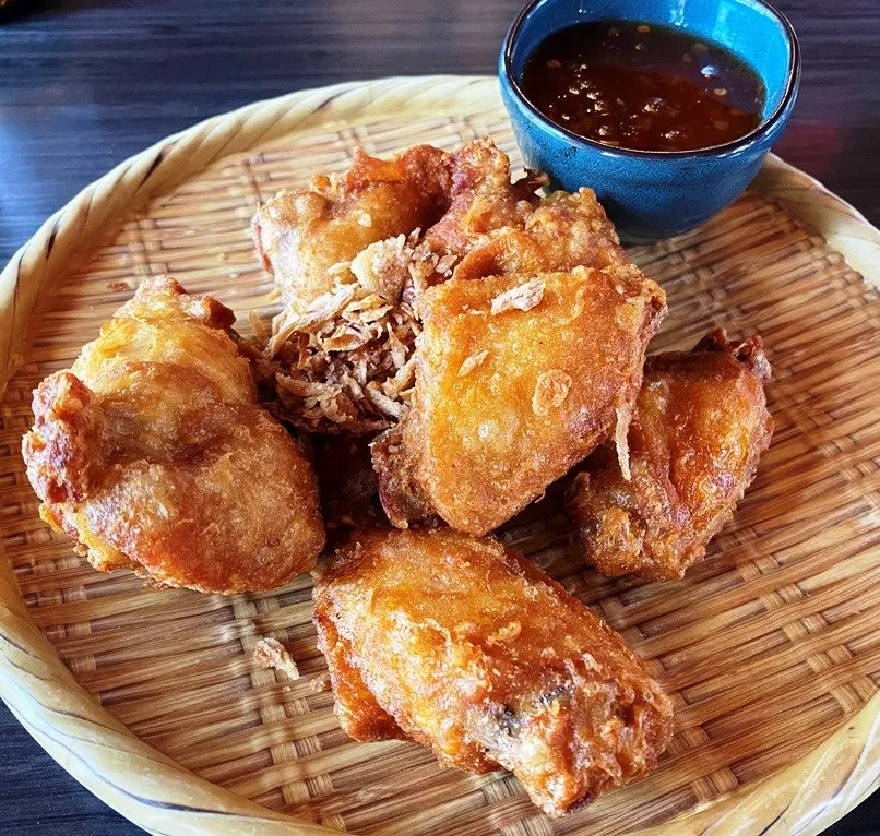 Thai chicken wings at Thai Station in Carrboro, NC - nctriangledining.com