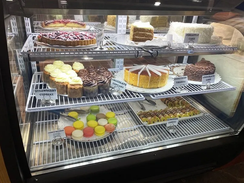 Pastry case at Cugino Forno in Durham - nctriangledining.com