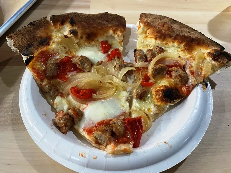 Napoletana slices at Cugino Forno in Durham - nctriangledining.com