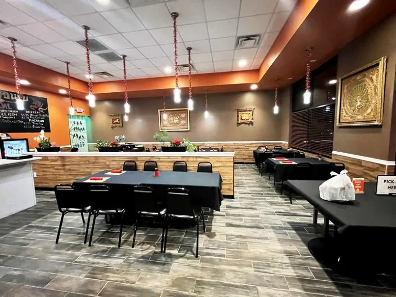 Dining area at Thai 54 in Morrisville - nctriangledining.com