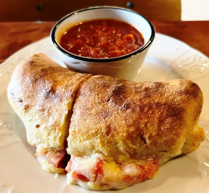 Pepperoni stromboli at Alimentari at Mothers and Sons in Durham - nctriangledining.com