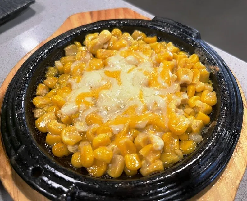 Cheese corn at Seol Grille in Cary - nctriangledining.com