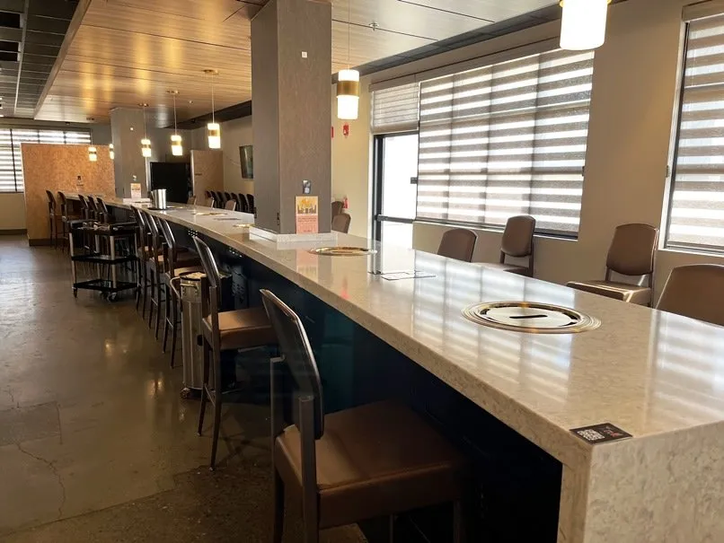 Korean barbeque bar at Seol Grille in Cary - nctriangledining.com