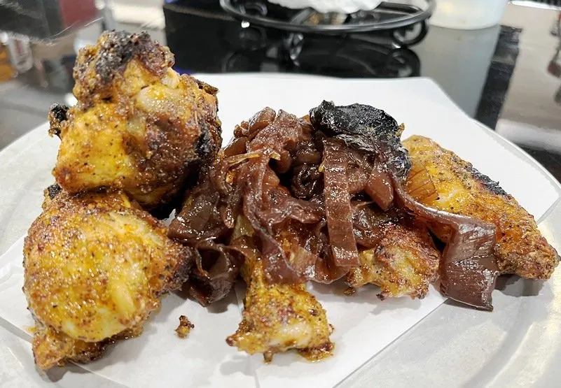 Signature wood-fired wings at V Pizza in Cary - nctriangledining.com