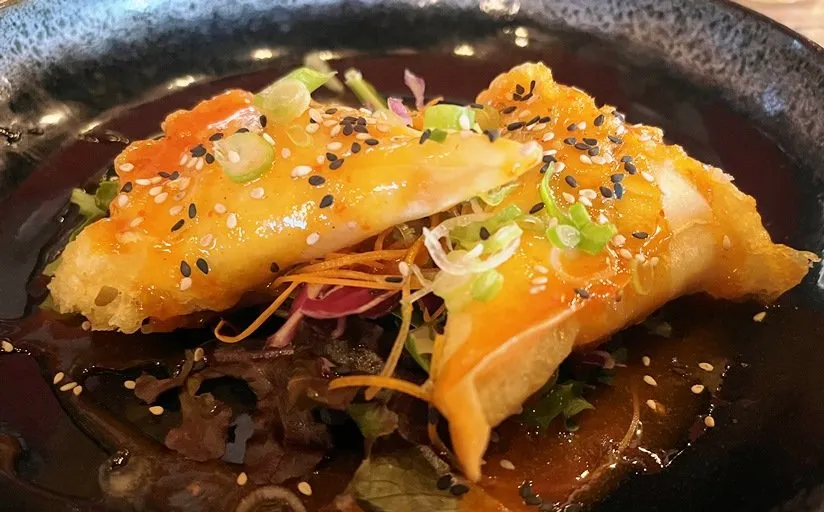 Firecracker shrimp at Iza Whiskey & Eats in Carrboro - nctriangledining.com