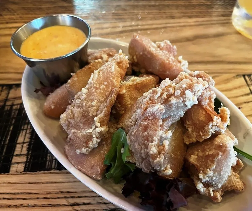 Karaage chicken at Iza Whiskey & Eats in Carrboro - nctriangledining.com