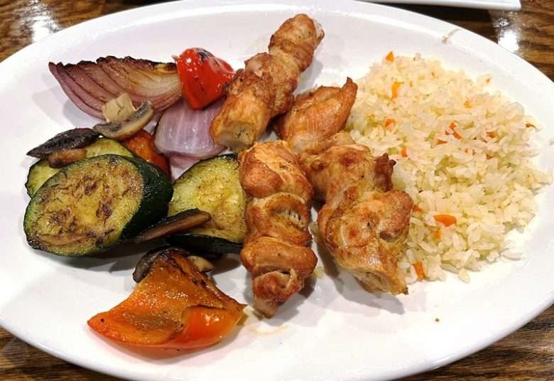 Chicken kebab at Karavan in Raleigh - nctriangledining.com