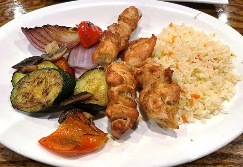 Chicken kebab at Karavan in Raleigh - nctriangledining.com