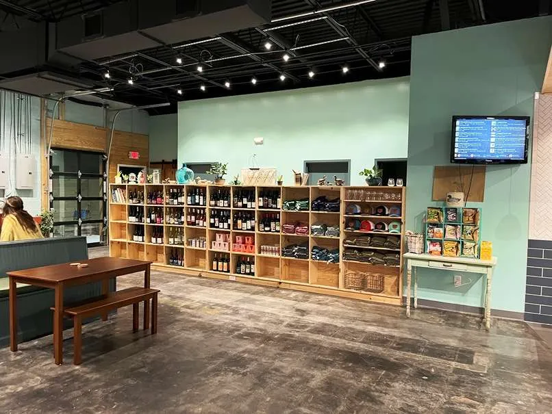 Retail area at Riparian Provision Co. in Raleigh - nctriangledining.com