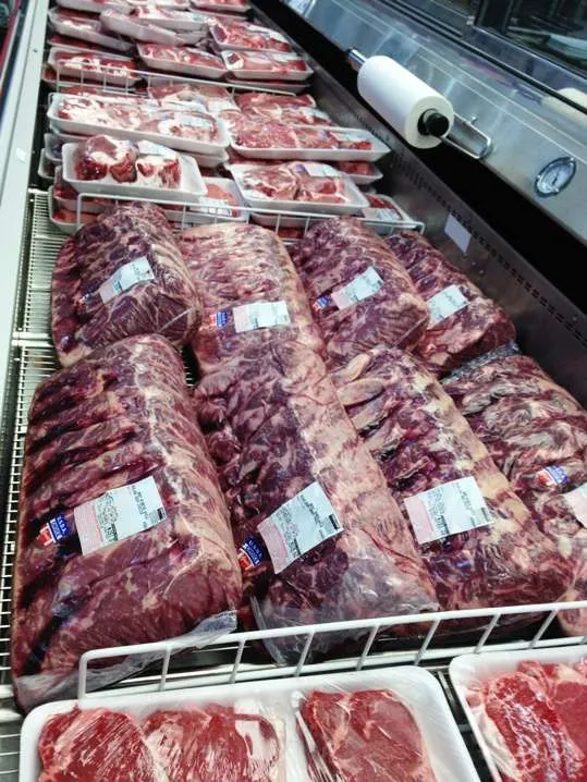 Meat section at Costco in Raleigh - nctriangledining.com