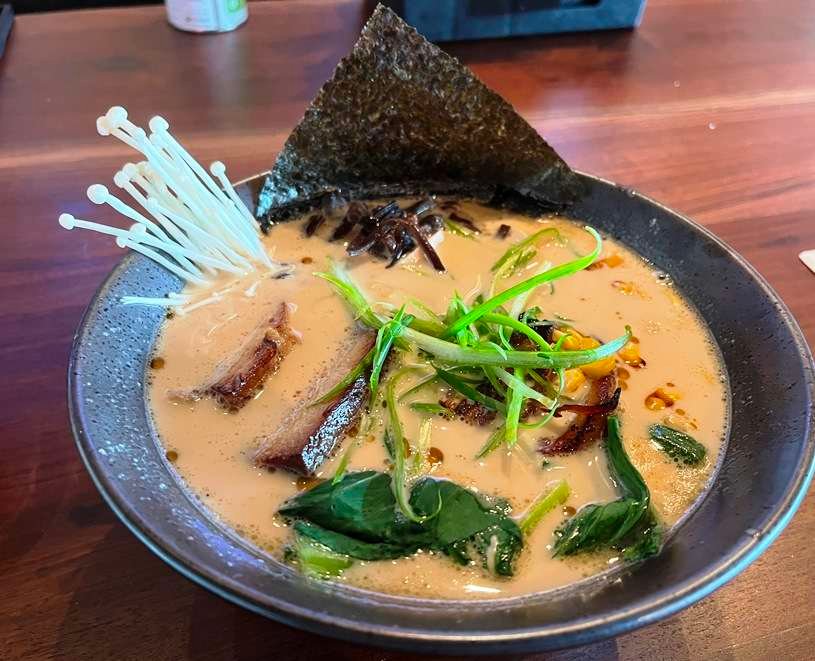 Tonkotsu ramen at Miso Ramen Bar in Raleigh - nctriangledining.com