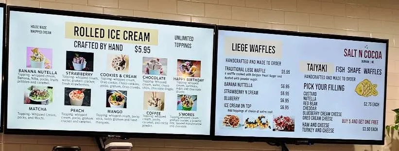 Menu and prices at Salt n Cocoa in Durham - nctriangledining.com