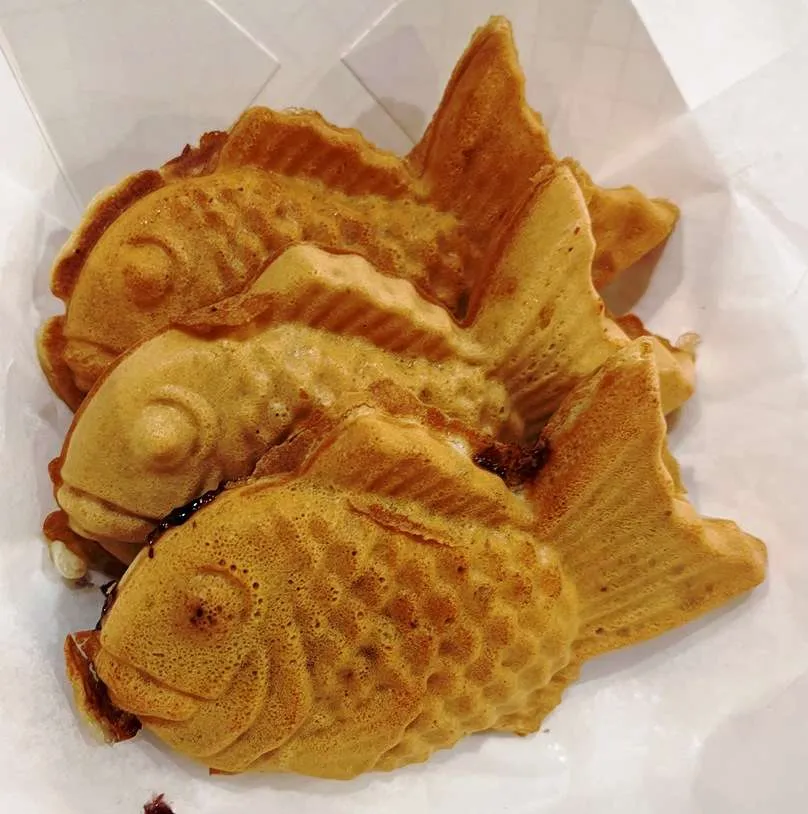 Freshly baked taiyaki pastries at Salt n Cocoa in Durham - nctriangledining.com