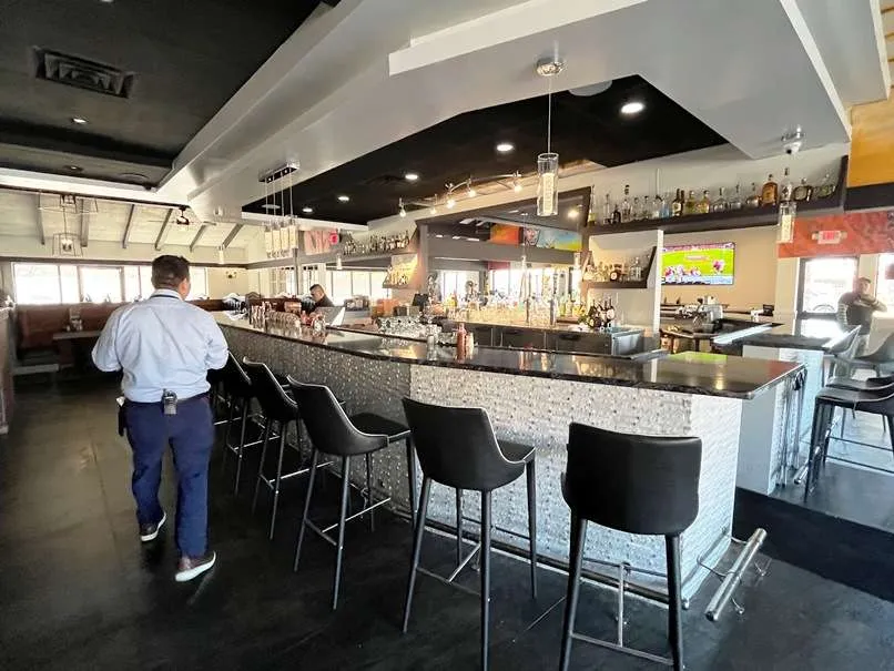 Bar area at Carajillo's Mexican Kitchen in Raleigh - nctriangledining.com
