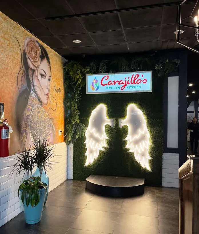 Wings display at Carajillo's Mexican Kitchen in Raleigh - nctriangledining.com