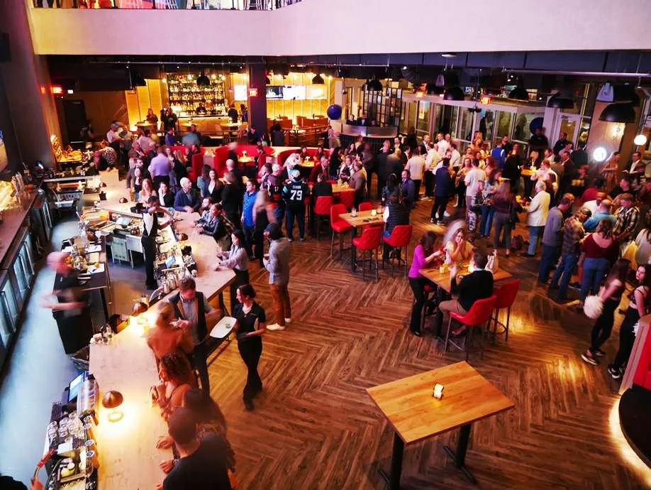 1st floor at Sports & Social at Fenton in Cary - nctriangledining.com