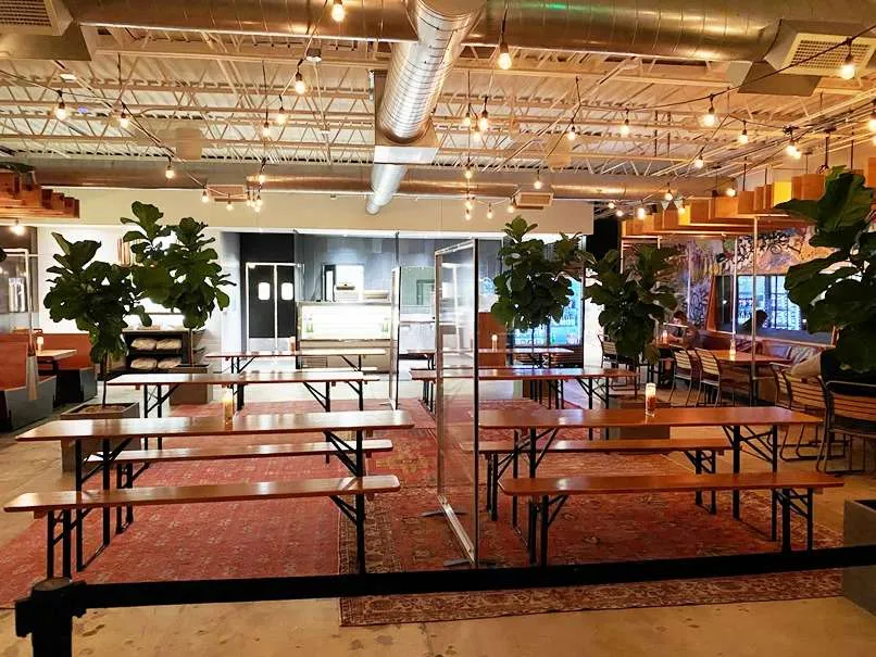 Main dining room at Standard Beer + Food in Raleigh - nctriangledining.com