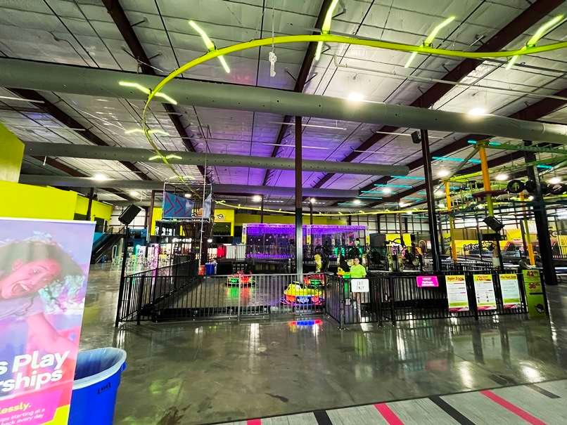 Entry area at Urban Air RTP in Morrisville - nctriangledining.com