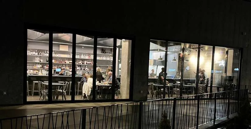Night scene at M Test Kitchen in Cary - nctriangledining.com