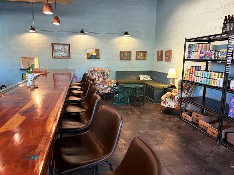 Corner lounge at Riparian Provision Co. in Raleigh - nctriangledining.com