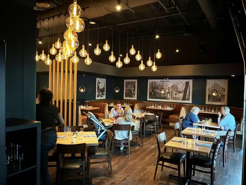 Main dining room at the Mill, Raleigh - nctriangledining.com