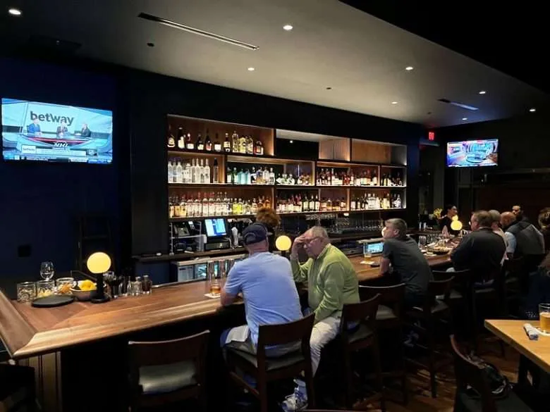 The bar at The Mill in Raleigh