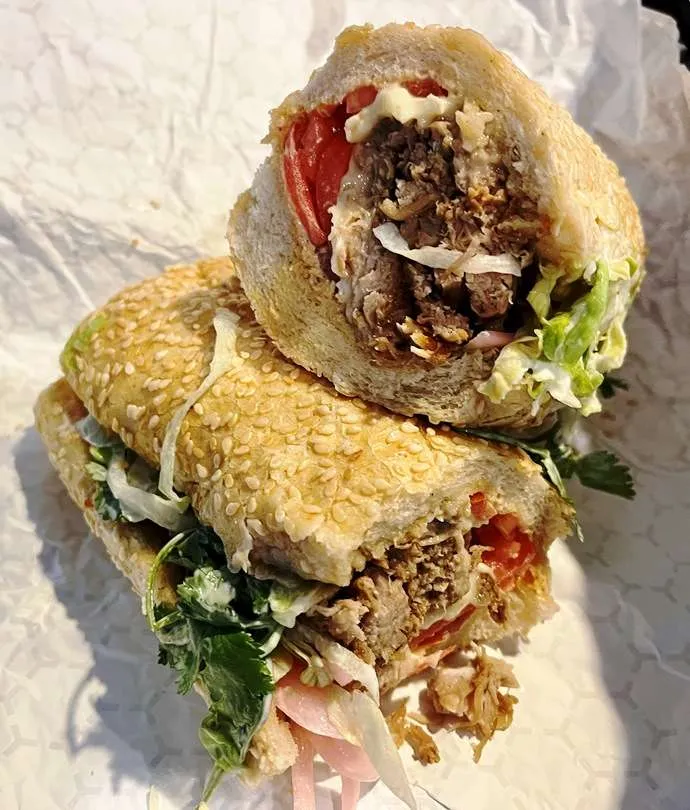 Carnitas hero at Eastcut Sandwich Bar, Raleigh - nctriangledining.com