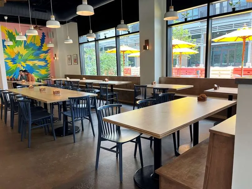 Seating at Eastcut Sandwich Bar, Raleigh - nctriangledining.com