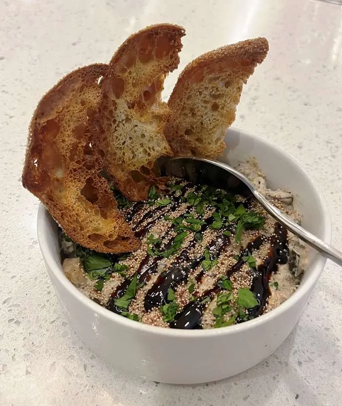 Mafghoussa with crispy bread at Ajja in Raleigh - nctriangledining.com