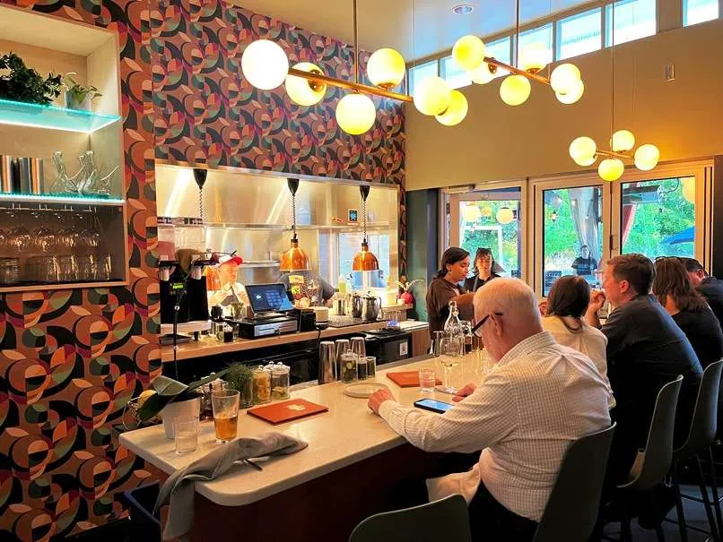 Bar area at Ajja in Raleigh - nctriangledining.com