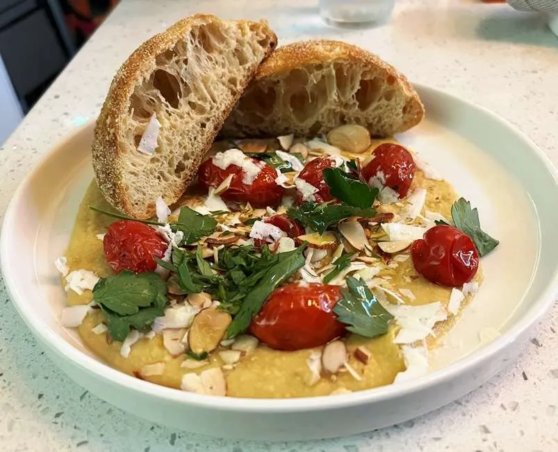 Toor whip with bread at Ajja in Raleigh - nctriangledining.com