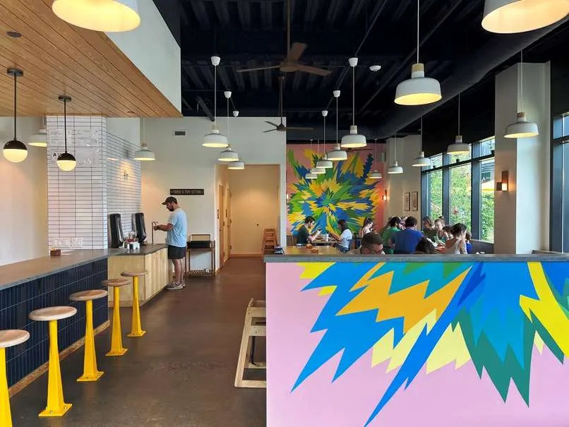 Interior of Eastcut Sandwich Bar, Raleigh - nctriangledining.com