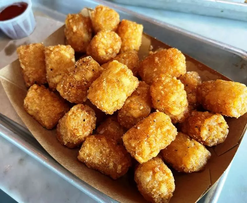 Crispy tots at Standard Beer + Food in Raleigh - nctriangledining.com